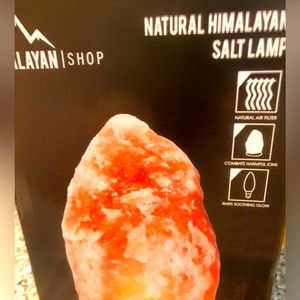 This- New Himalayan Salt Lamp Light in Original Box for Healthy Living